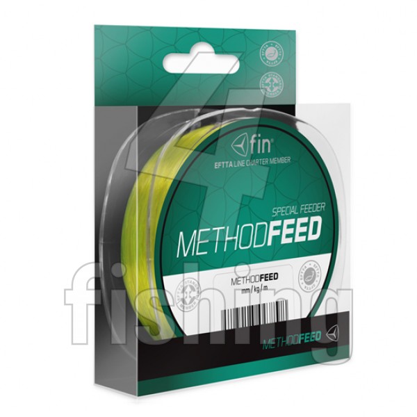 FIN METHOD FEED 150m/žltá  0,14mm 4lbs