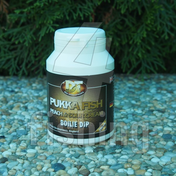 Dip DT Baits - PUKKA FISH PEACH AND SOUR CREAM 150ml