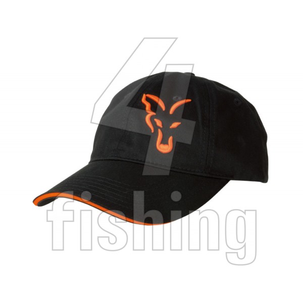  FOX Šiltovka Black/Orange Baseball Cap