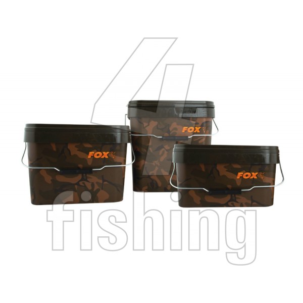  FOX Konva Camo Square Carp Buckets 17L