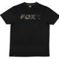 FOX Black/Camo Print T Shirt - L