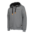 Savage Gear Mikina Classic Zip Hoodie Grey Melange - L