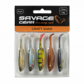 SAVAGE GEAR CRAFT SHAD 7.2CM 2.6G CLEAR WATER MIX 5PCS