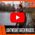 ***CARP FISHING TV*** GREEN LIGHTWEIGHT WADERS