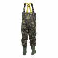 Prsačky AVID Carp 420D Camo Chest Waders 10 (EU 44)