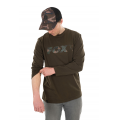 Tričko Fox Khaki/Camo LS T-Shirt (L)