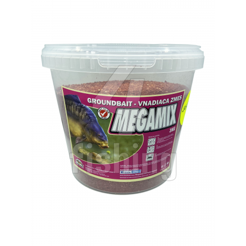 Vnadiaca Zmes Megafish MEGAMIX - JAHODA 3kg Vnadiaca Zmes Megafish MEGAMIX - JAHODA 3kg