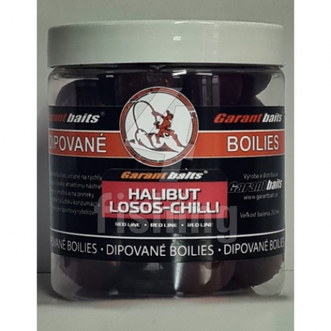 Boilies Garantbaits Dipované - HALIBUT, LOSOS, CHILLI 24mm 250ml Boilies Garantbaits Dipované - HALIBUT, LOSOS, CHILLI 24mm 250ml