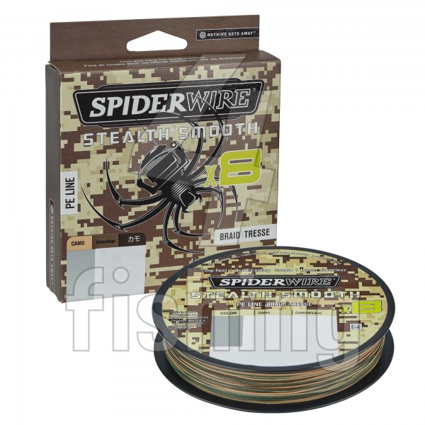 Spletaná Šnúra Spiderwire Stealth Smooth8 Camo 0,19mm/18kg/150mm