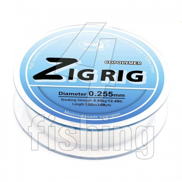 Vlasec ZIG RIG 0.255mm, 100m Katran