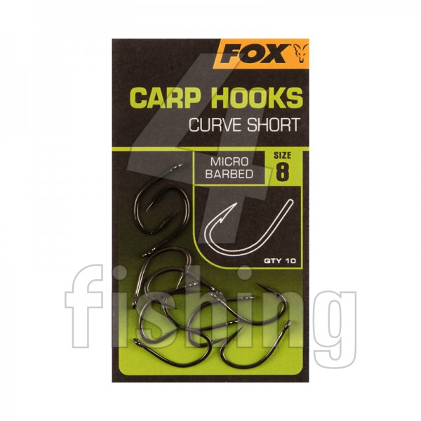 Hačiky Fox Curve Shank Short -veľ. 4 (10ks)