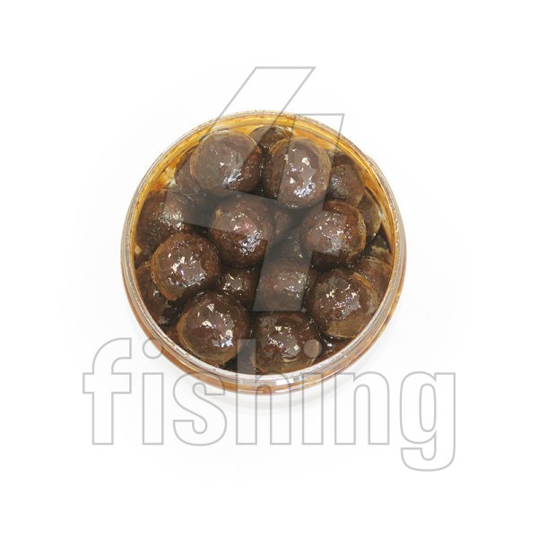 Dipované Boilies Pirko Baits FF Mix - PEČEŇ, KORENIE 20mm 500ml