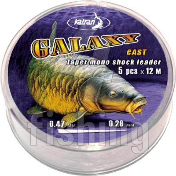 KATRAN Šokový Vlasec GALAXY CAST 0.28-0.47mm (5x12m) 