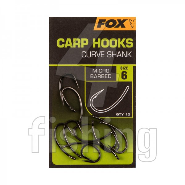 Háčik Fox Curve Shank - veľ. 4 (10ks)