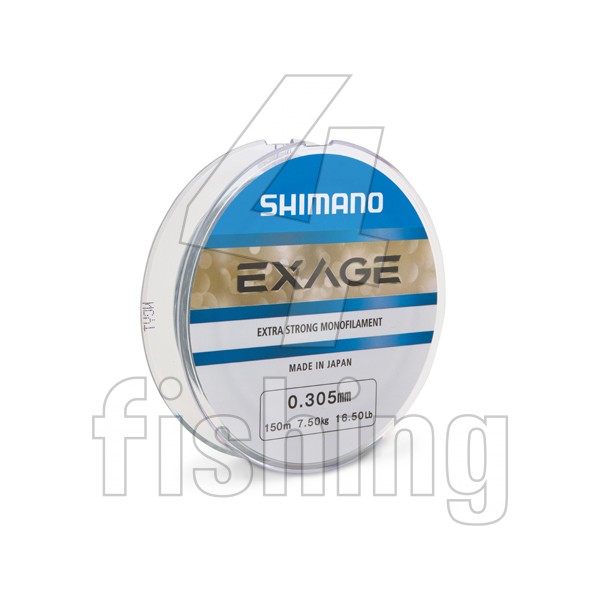 Vlasec Monofilný Shimano Exage Steel Grey 150m 0,125mm/1,3kg