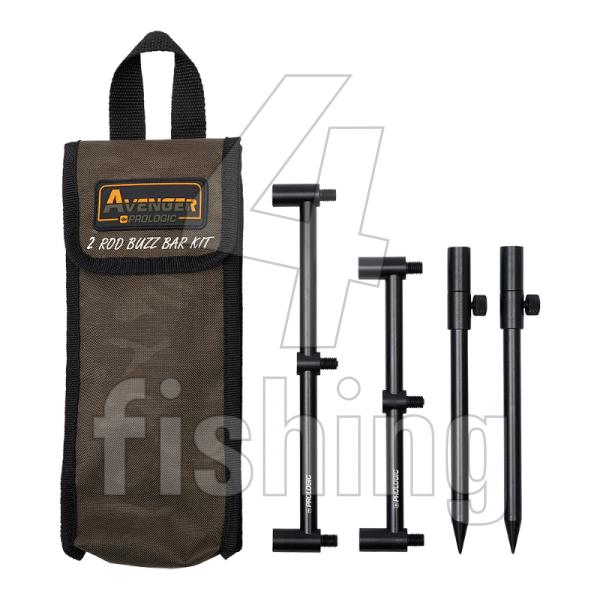 Prologic AVENGER BUZZ BAR KIT & CARRYCASE 2 ROD 20-34CM 