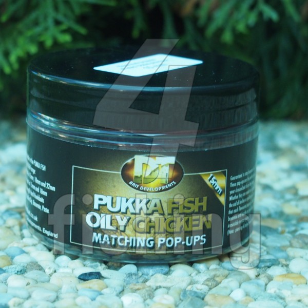 Boilies DT Baits - PUKKA FISH MIX OILY CHICKEN 18mm 100g