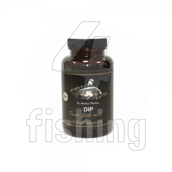 Dip Pirko Baits Four Fish - Halibut Cesnak 250ml