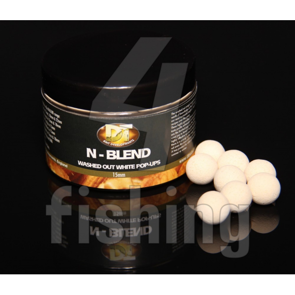 Pop-Up DT Baits - N-BLEND WASHED OUT WHITE (15mm)