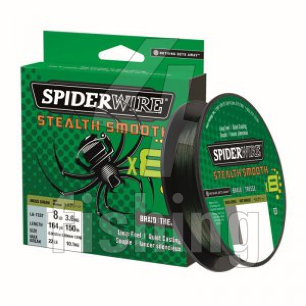 Splietaná Šnúra Spiderwire Stealth Smooth 8 Zelená 150 m - 0,13 mm 12,7 kg