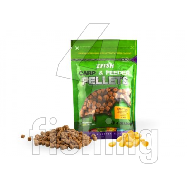 Chytacie Pelety ZFISH Carp & Feeder - 8mm/200g SWEET CORN