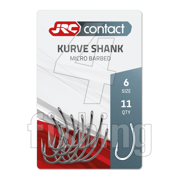 Háčiky JRC® Kurve Shank Carp Hooks 6 - 11ks