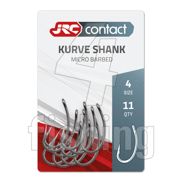 Háčiky JRC® Kurve Shank Carp Hooks 4 - 11ks