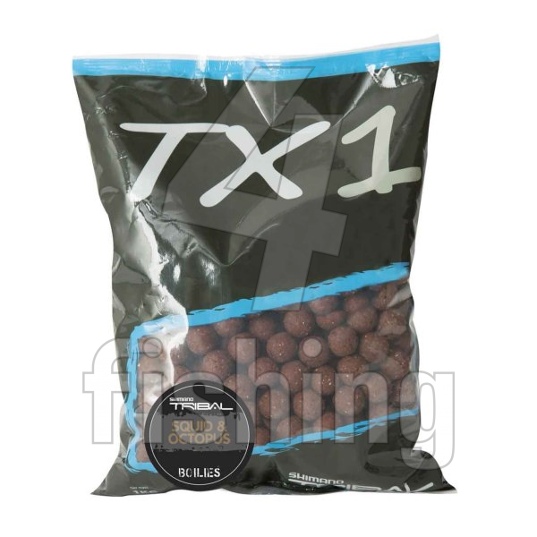 Boilies Shimano Bait TX1 Boilie - SQUID & OCTOPUS 20mm/1kg