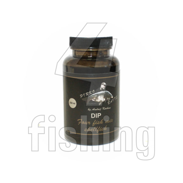 Dip Pirko Baits Four Fish - Shelfish 250ml