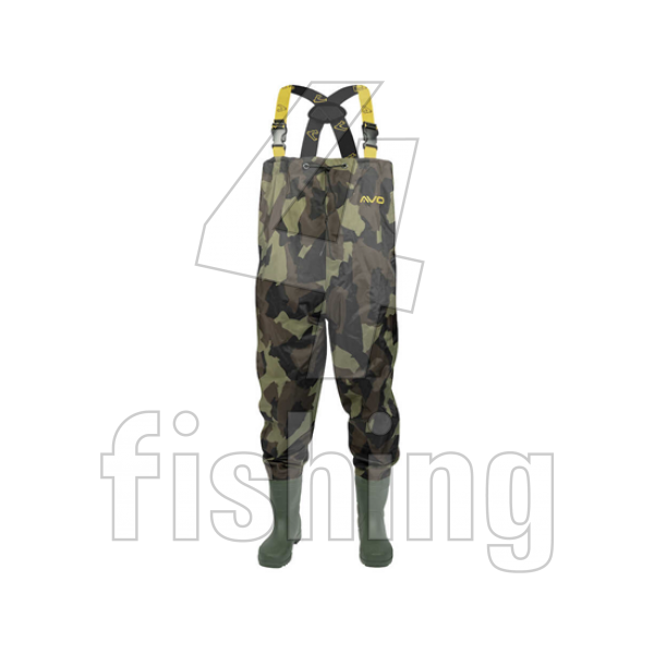 Prsačky AVID Carp 420D Camo Chest Waders 11 (EU 45)