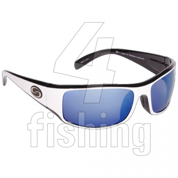 Polarizačné Okuliare Strike King S11 Optics Okeechobee Wht/Blk Frame Mir