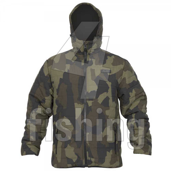 Bunda AVID Carp RIPSTOP Camo Thermal Jacket - S