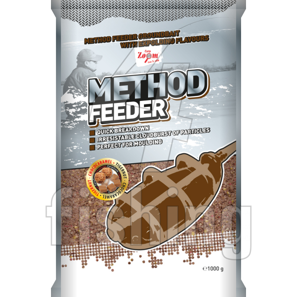 Krmivo CarpZoom Method Feeder - TIGERNUT, CHOCOCARAMEL 1kg