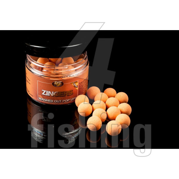 Pop-Up DT Baits - ZINGERS WASHED OUT ORANGE HIGH ATTRACT (15 mm)